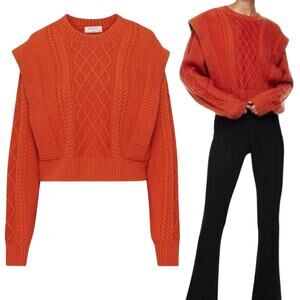 NWT ARITZIA BABTON SWEATER MERINO WOOL KNIT ACADEMIA